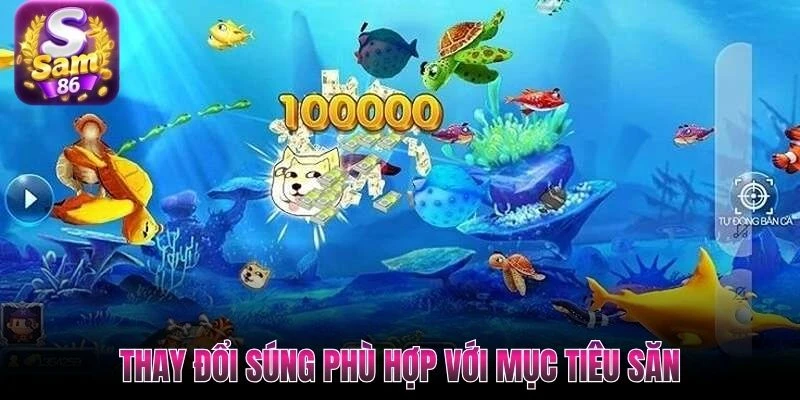 Thay đổi súng phù hợp với mục tiêu săn Thay đổi súng phù hợp với mục tiêu săn